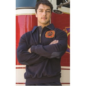 The USA-Made Denim Collar Firefighter's Jobshirt
