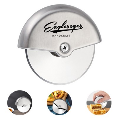 Stainless Steel Pizza Wheel Cutter with Plastic Handle