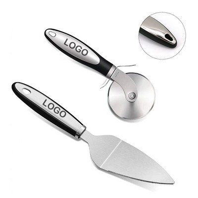 Pizza Slicer & Server Set