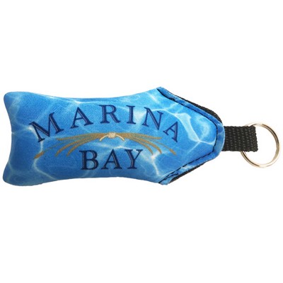 Premium Full Color Dye Sublimation Foam Floating Keychain - 5" x 1 3/4"