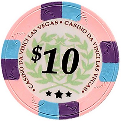Pink Casino Davinci 10 Gram Clay Poker Chips